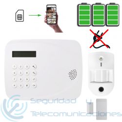 Kit Alarma GPRS / 4G Autónoma a pilas App