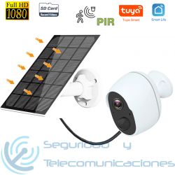 Cámara Solar Baterías IP-WiFi Tuya SmartLife