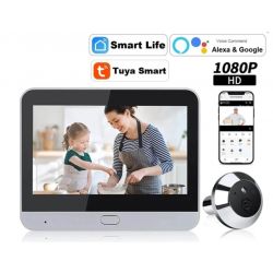 Mirilla Digital WiFi Baterías Tuya SmartLife