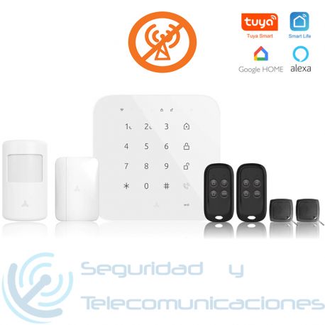 Kit Alarma Anti Inhibidores FHSS Tuya SmartLife