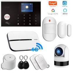 Kit Alarma Antiokupas + Cámara PTZ