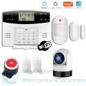 Kit Alarma GSM-WiFi SmartLife + Cámara PTZ