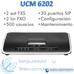 Centralita IP Grandstream UCM 6202