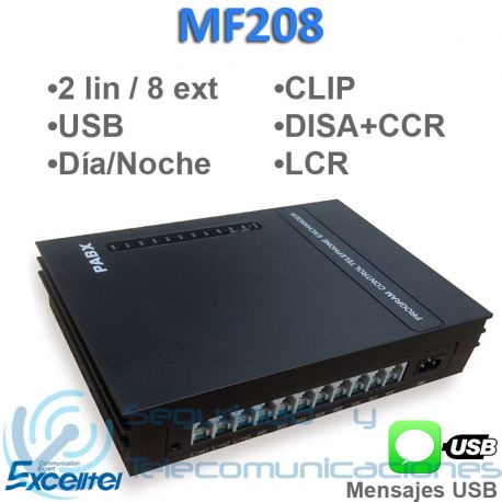 Centralita Telefónica Excelltel MF208 USB
