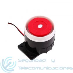 Sirena Interior Cableada con Luz