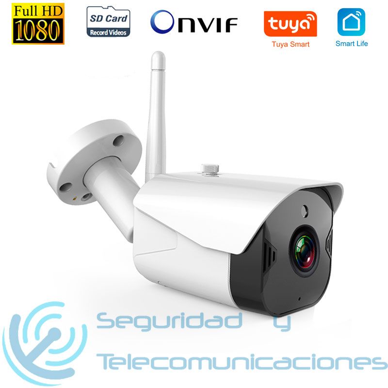 Cámara IP WiFi Full exterior 1080p Tuya Smartlife CCTV