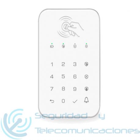 Teclado Inalámbrico RFID para Alarma Tuya SmartLife